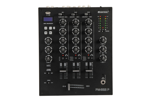 Omnitronic PM-322P DJ Mixer met Bluetooth & MP3-Player Set image 4