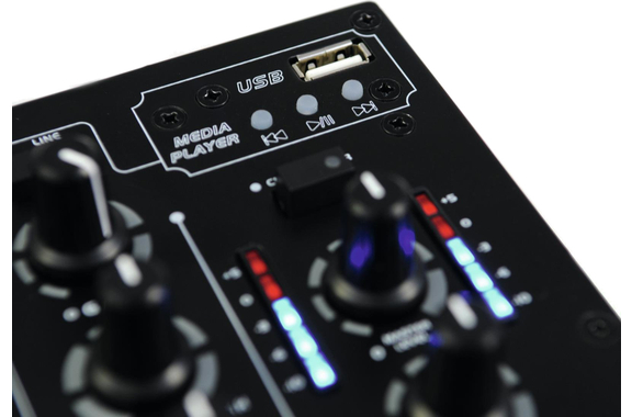 Omnitronic PM-311P Mesa De Mezclas DJ Con Reproductor image 4