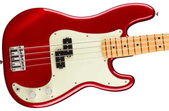 Fender 75th Anniversary Player II Precision Bass Candy Apple Red image 4