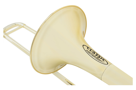 Classic Cantabile MardiBrass Trombón Cuarto de Plástico Bb/F dorado image 4