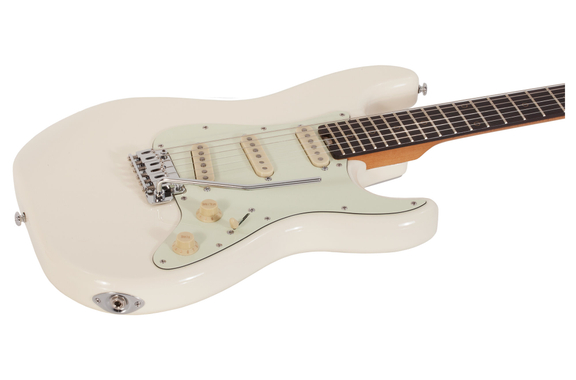 Schecter Nick Johnston Traditional SSS Atomic Snow image 4