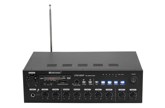 Omnitronic CPZ-120P ELA Mixing Amplifier image 4