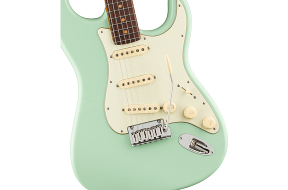 Fender American Ultra Luxe Vintage '60s Stratocaster Surf Green image 4