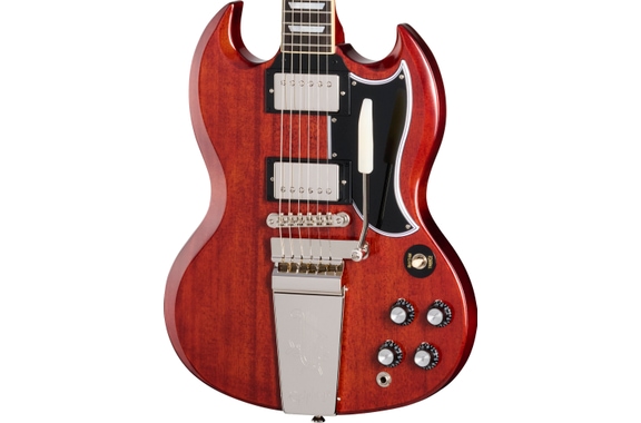 Epiphone 1964 SG Standard met Maestro Vibrola Cherry Red image 4