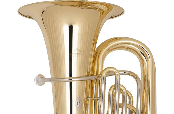 Miraphone Bb-Tuba Modell 494 Hagen Messing image 4