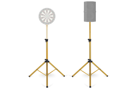 Pronomic SPS-1S GD Stativi per Casse in Acciaio Oro Set 2x con Borsa image 4