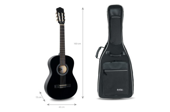 Rocktile 5-Piece Accessory Set for 4/4 Classical Guitar image 4