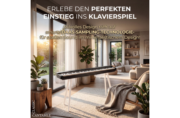Classic Cantabile SP-316 Stage Piano Negro image 4