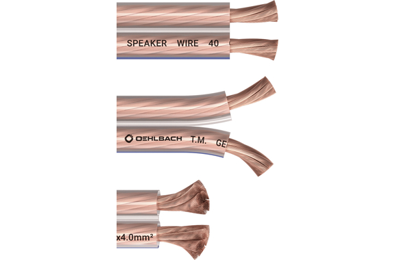 Câble Haut-Parleur Bi-Wiring Argenté Oehlbach SP-40 / SP-25 Set 10m image 4