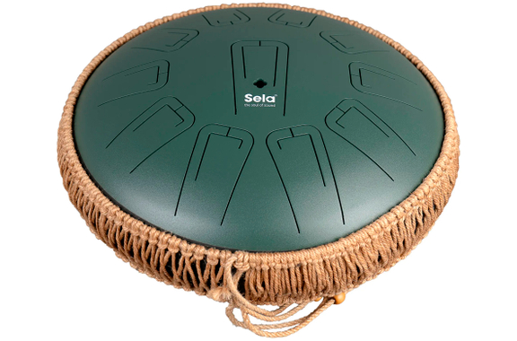 Sela SETD13U2 Unity Tongue Drum 13" C-Major Green 432 Hz image 4