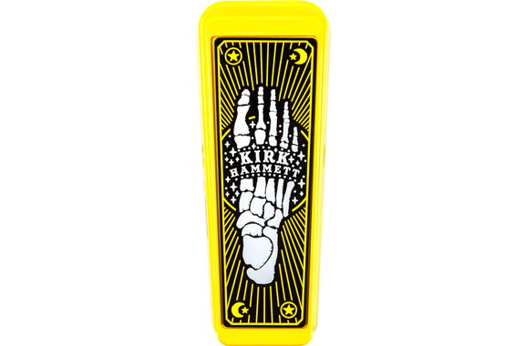 Dunlop KH95Y Kirk Hammett Cry Baby Wah Yellow Sparkle Edition image 4