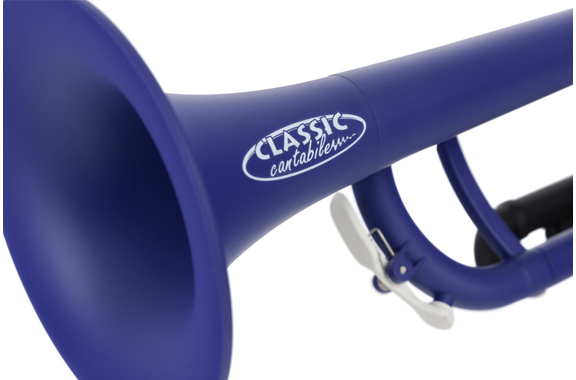 Classic Cantabile KTP-30MB MardiBrass Tromba in Plastica Bb Opaca Blu image 4