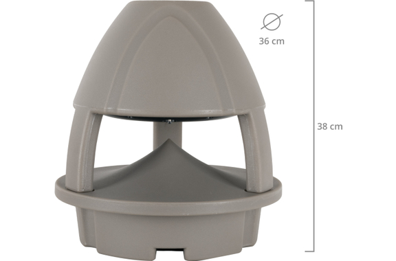 McGrey WPL-660GY BT 360° Outdoor-Lautsprecher mit Bluetooth Paar Grau image 4
