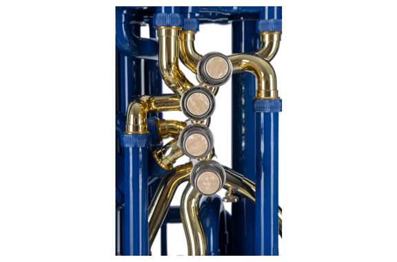 Classic Cantabile KT-30BU MardiBrass Tuba Bb en plastique Bleu image 4
