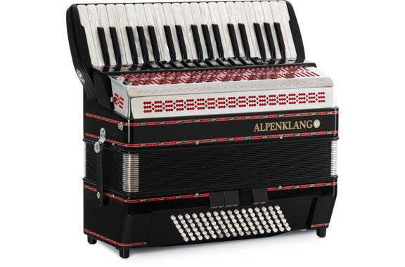 Alpenklang Pro Acordeón IV 96 CM Negro image 4