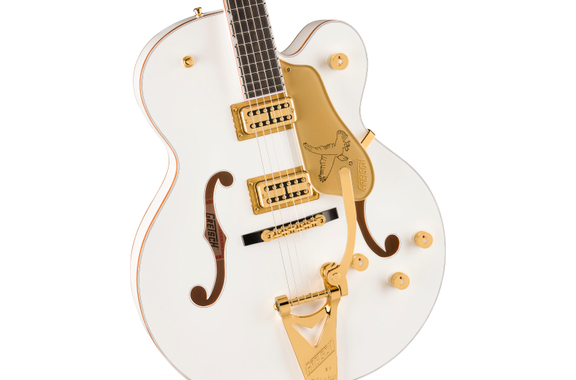 Gretsch Falcon Hollow Body avec String-Thru Bigsby Blanc image 4