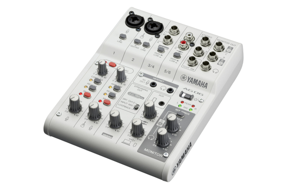Yamaha AG06 MK2 USB-Audiointerface Weiß Set image 4