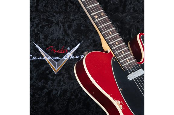 Fender Custom Shop 1960 Telecaster Heavy Relic Faded Candy Apple Red image 4