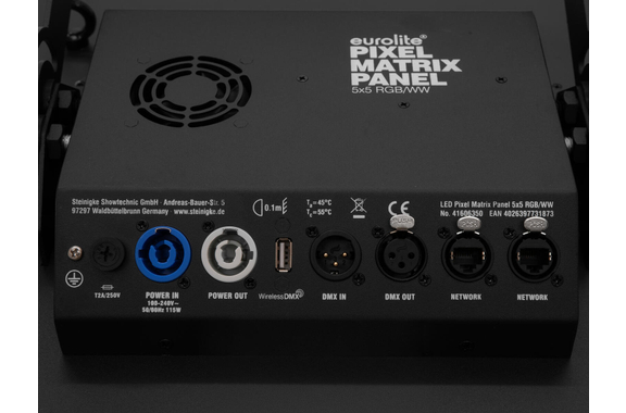 Eurolite LED Pixel Matrix Panel 5x5 RGBWW image 4