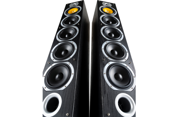 Bennett & Ross Exosphere HiFi Vloerstaande Luidsprekers Set Zwart 2x 200W RMS image 4