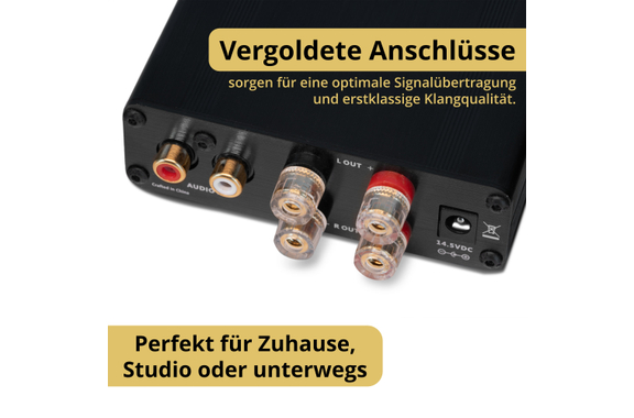 Pronomic MAMP-215 Mini-hifi-versterker 30 Watt image 4