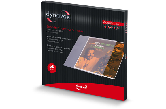 Fundas Protectores Dynavox para Discos de Vinilo Paquete de 50 image 4