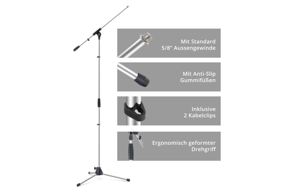 Pronomic Mikrofonständer MS-25C Pro Chrom image 4