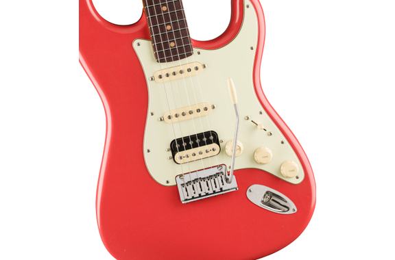 Fender American Ultra Luxe Vintage '60s Stratocaster HSS Fiesta Red image 4