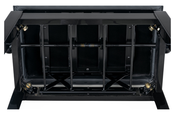 Classic Cantabile Pianobank Model D Zwart Hoogglans image 4