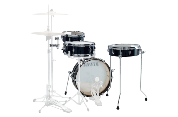 Tama LJK48P-HBK Club-Jam Pancake Hairline Black Set inkl. Hardware image 4
