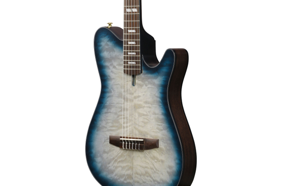 Ibanez FRH20QMN-CTL Cosmic Blue Starburst Low Gloss image 4
