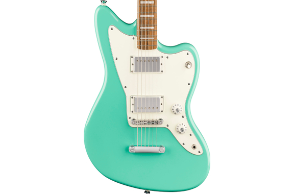 Squier Paranormal Baritone Jazzmaster HH Sea Foam Green image 4