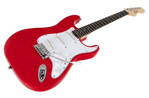 Shaman Element Series STX-100R E-Gitarre rot  - Retoure (Zustand: sehr gut) image 4
