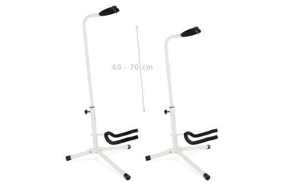 Classic Cantabile GS-30 WH Supporto per Chitarra (leggero) Bianco image 4