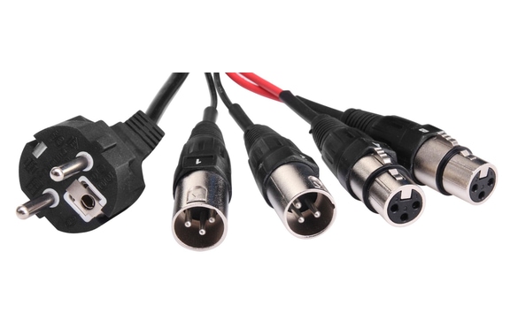 Pronomic SMC-15 4/2/2 Multicore XLR/AC 15m 4xSend, 2xReturn, 2x230V/AC auf Stagebox image 4