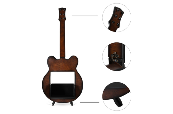 Stagecaptain SR-80 D Schallplattenregal "Django" Dunkelbraun  - Retoure (Zustand: gut) image 4