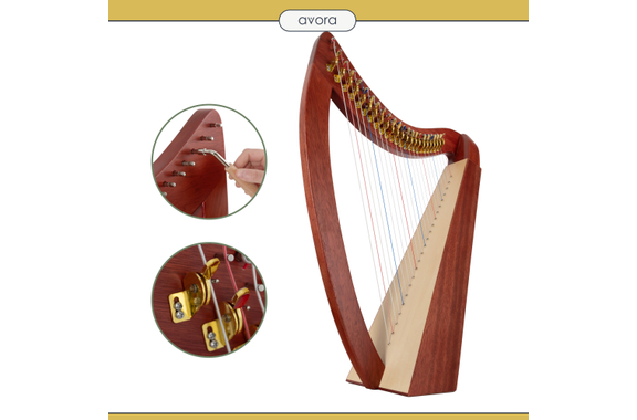 Avora Keltische Harfe Mahogany 23 Saiten  image 4
