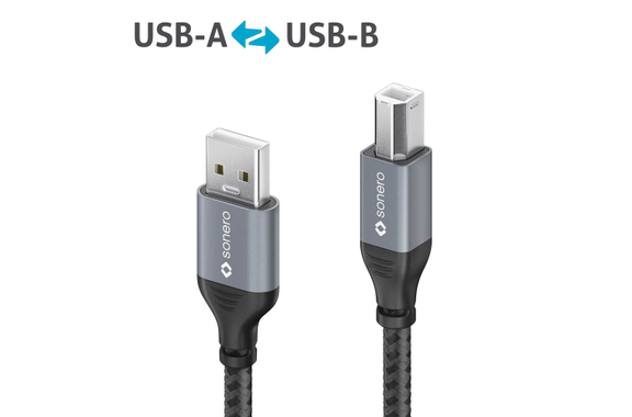 Sonero USB 2.0 Câble A Vers B Pour Imprimante 0,5 m image 4