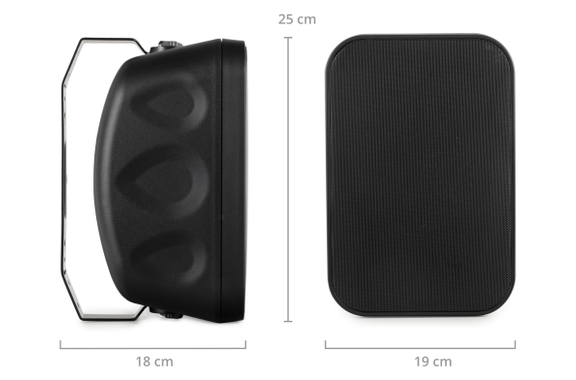 McGrey OLS-5251BK Outdoor-Lautsprecher 50 Watt Schwarz  - Retoure (Zustand: sehr gut) image 4
