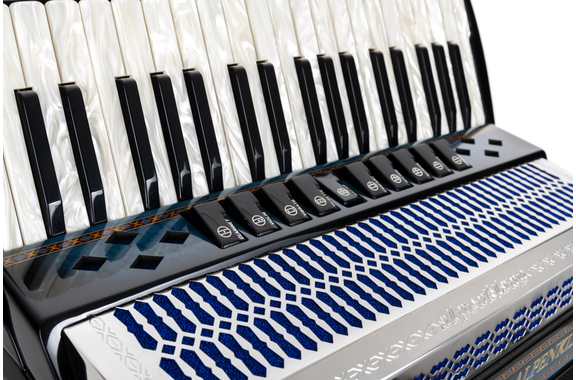 Alpenklang Pro acordeón IV 96 M Shadow Blue image 4