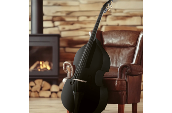 Classic Cantabile DBP-120BK 3/4 Double Bass image 4