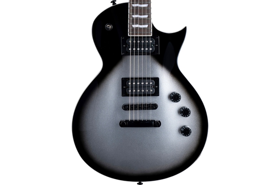 ESP LTD EC-256 Silver Sunburst Teardrop image 4