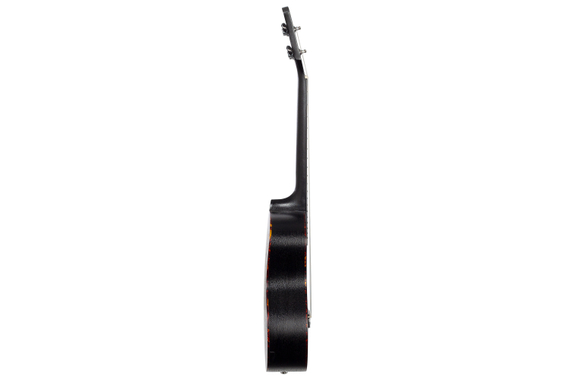 Cascha HH 2305L Premium Mahagoni Tenor Ukulele Set Schwarz Linkshänder image 4