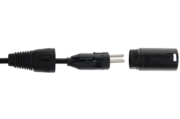 Pronomic Stage EUIECX-15 Câble Hybride Fiche Schuko vers Connecteur IEC, XLR/XLR 15m image 4