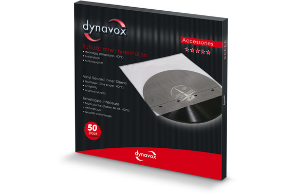 Fundas Internas Dynavox Para Discos De Vinilo Paquete De 50 image 4