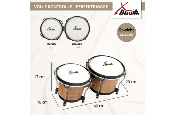 XDrum Bongos Club Tobacco image 4