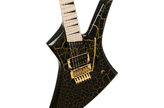 Jackson Pro Plus Series Signature Brandon Ellis Kelly KE27 Gold Crackle image 4