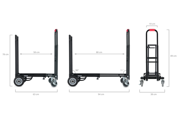 Stagecaptain Sherpa SCS-60 MKII Transport Trolley (Mid) image 4