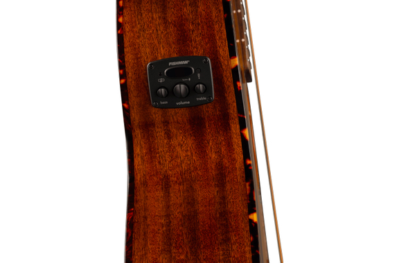 Fender California Deluxe Monterey E Honey Sunburst image 4