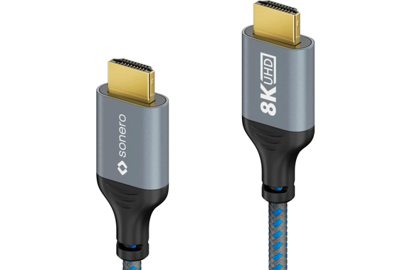Sonero 8K HDMI-Kabel 3 m Grau/Blau image 4
